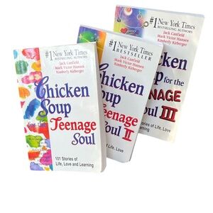 Chicken Soup for the Teenage Soul Volumes 1 , 2 , and 3  - 3 Book Bundle Set